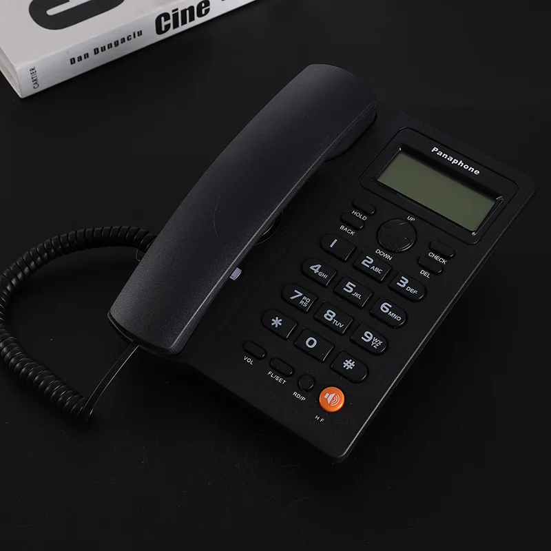 Home Landline Phone Caller ID Telephone Desktop Wired Fixed Phone Hands-free Calling House Telephones for Office