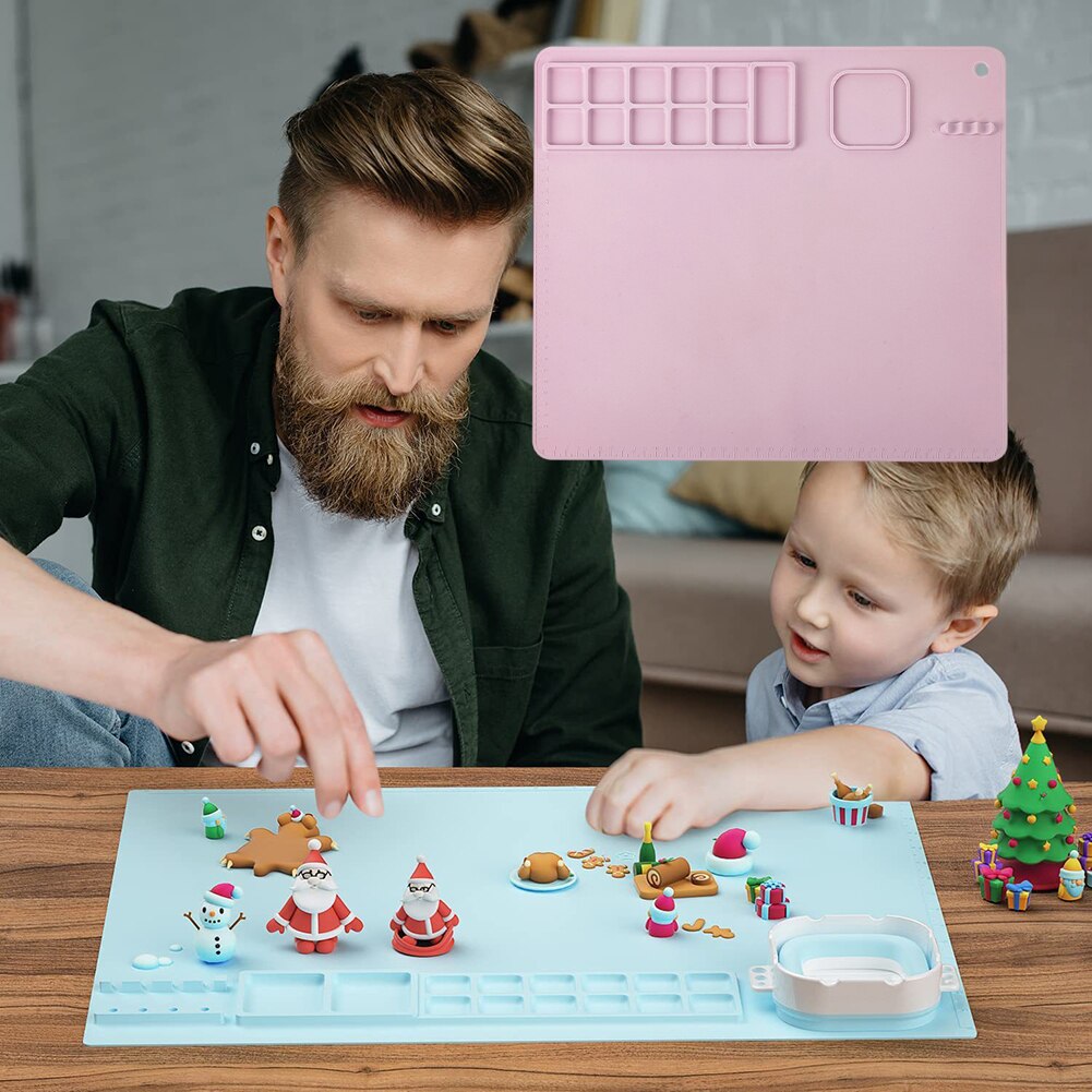Silicone Painting Pad For Children Washable Non-Stick Oil Painting Sheet Birthday Gift