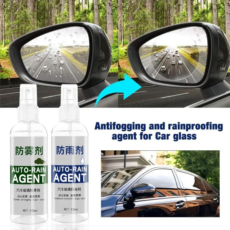 Universal 100ml Car Window Cleaner Auto Multifunctional Cleaning Tools Anti Rain Agent Anti-Fog Agent Water Car Care & Prote