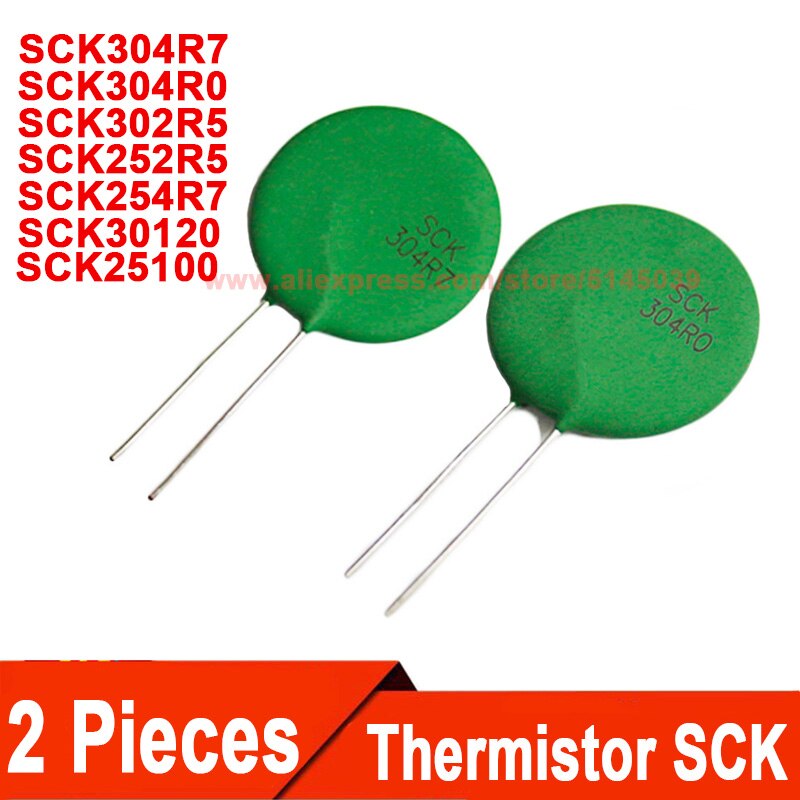(2 Pieces) SCK304R7 SCK304R0 SCK302R5 SCK252R5 SCK254R7 SCK30120 SCK25100 SCK25100MSY SCK302R5MSBY SCK304R0MSBY Thermistor NTC