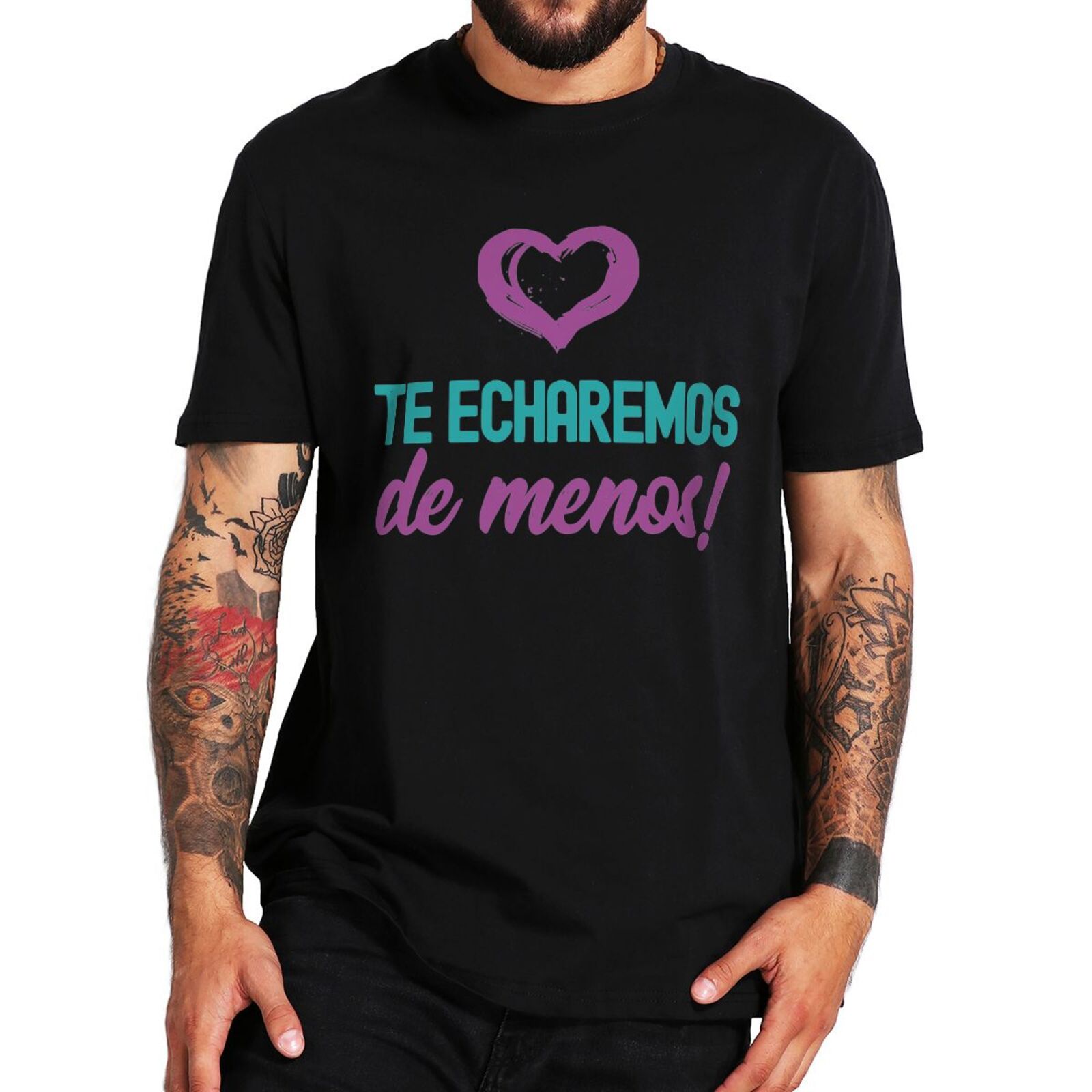 We Will Miss You T Shirt Spanish Texts Teacher Graduation Gift Tops 100% Cotton Unisex Summer O-neck T-shirts For Men Women