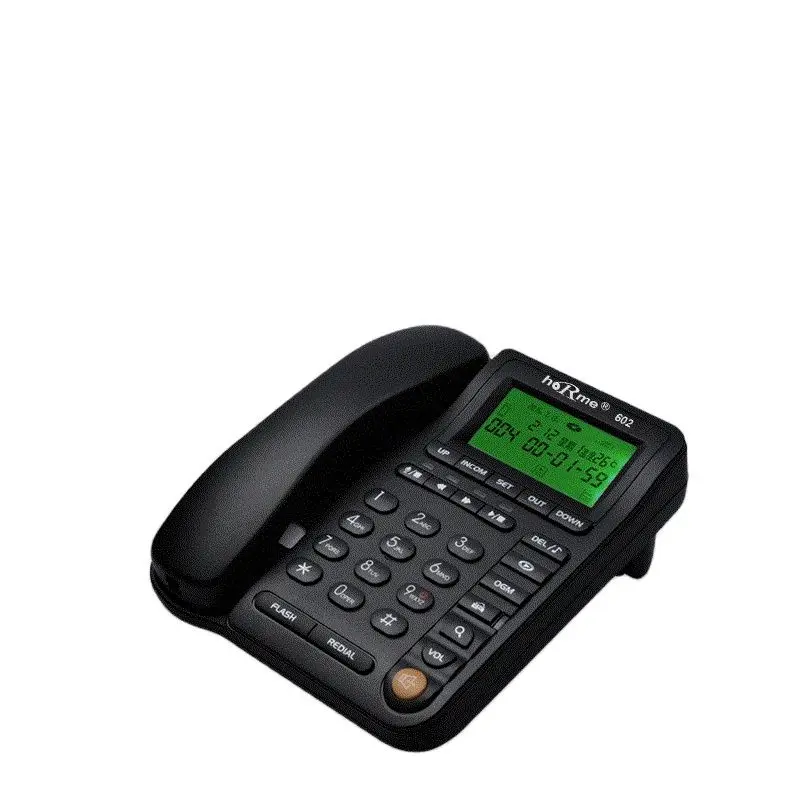 1Pc Corded Telephone, Hands-Free Calling,Adjustable Volume, Wired Landline Phone For Home Hotel Office