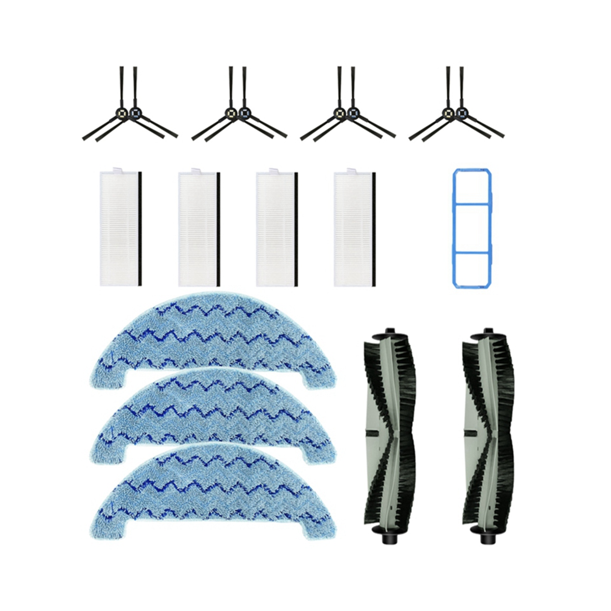 Roller Main Brush Side Brush HEPA Filter Mop Cloth for X787 A7 A9 A9S X800 X785 Robotic Vacuum Cleaner Parts A
