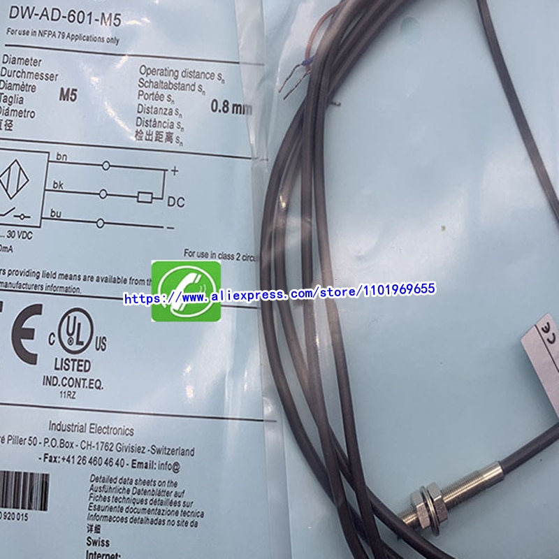 2PCS New Proximity switch DW-AD-403-04 DW-AD-401-04 DW-AD-621-03 DW-AD-623-03 DW-AD-624-03 DW-AD-603-03 DW-AD-601-M5