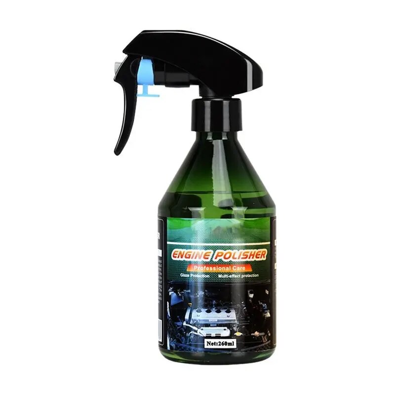 Car Engine Cleaner 260ml Vehicles Non Greasy Cleaner Spray Cleaning Agent For Removing Dirt Rust Oxidation Film Portable