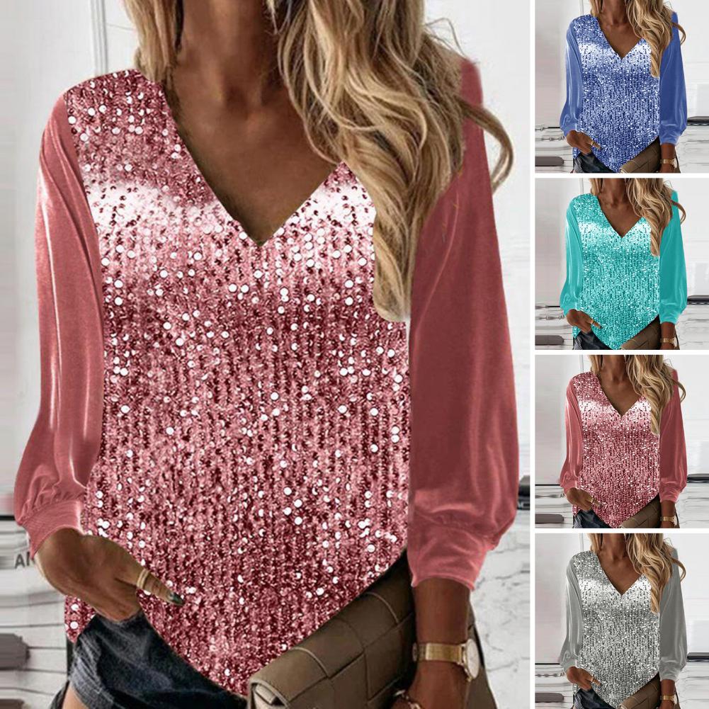Lady Blouse Elegant Women Top Long Sleeves Mid Length Fall Spring Top Lady Garment