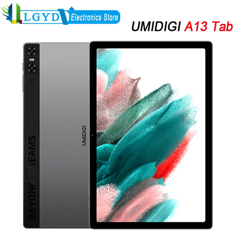 UMIDIGI A13 Tab 4G LTE Tablet PC 8GB+128GB 10.51'' 1920x1200 Android 13 Unisoc T616 Octa-Core Face Unlock GPS Fast Cha