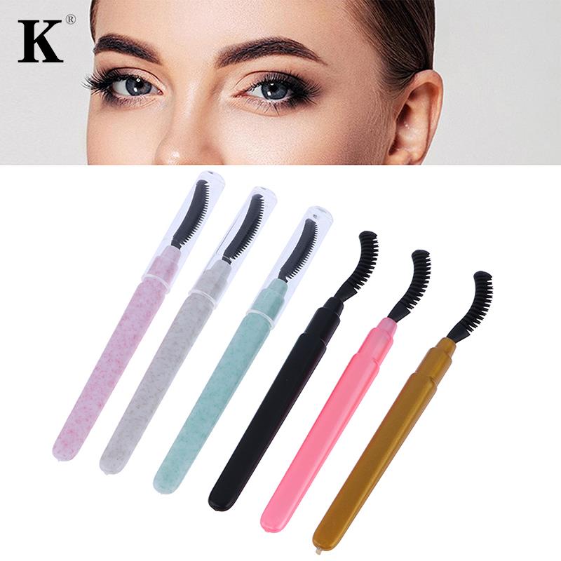 1Pc Silicone Makeup Brush Eye Brush Handle Mascara Wands Eyelash Brush Eyelash Extension Tools