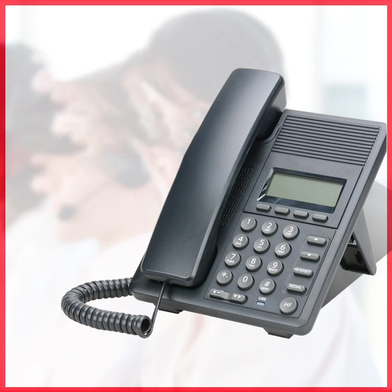 Corded Telephone Dialpad Landline Trade Call Desk Display Caller ID Telephone for Home Office Hotel