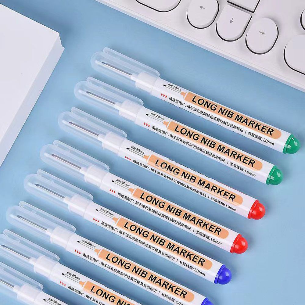 Decoration Multifunction Home Decor Bathroom Marker Pen Deep Hole Marker Hareware Processing Long Head Markers
