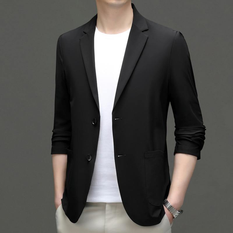 Lin1130-Men business slim-fit formal dress job interview