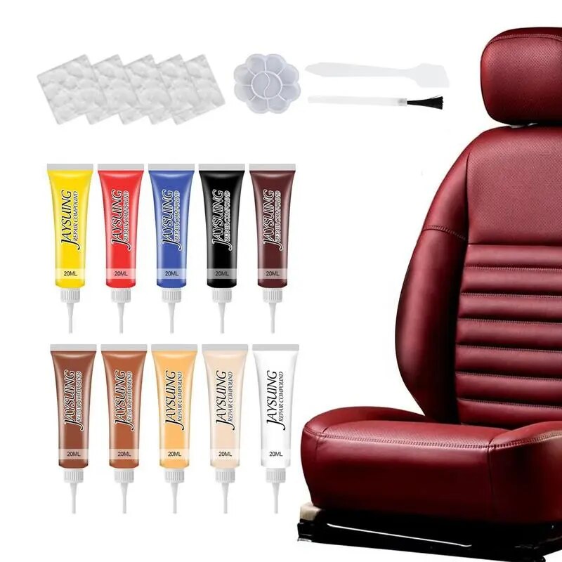 Leather Repair Kits For Couches Leather Patch Scratch Repair Leather Repair Filler Cream Kit Perfect Color Matching Super Easy