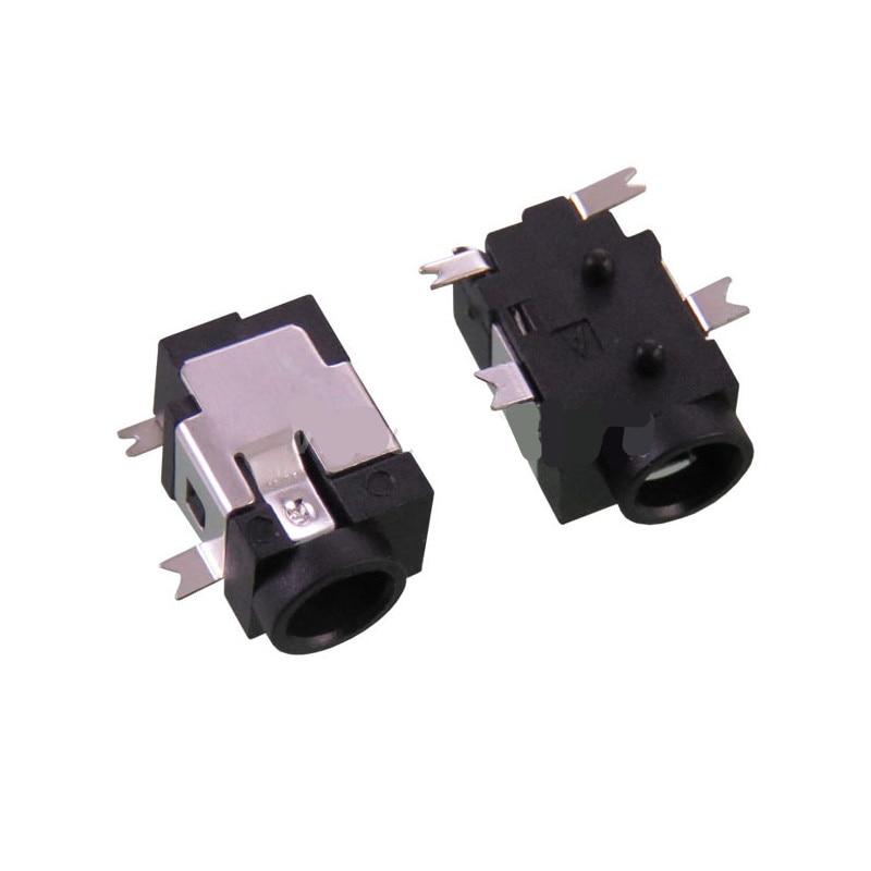 10PCS DC-031A DC031A DC031 DC-031 3.5*1.3mm SMD 4PIN DC POWER SOCKET FEMALE CONNECTOR