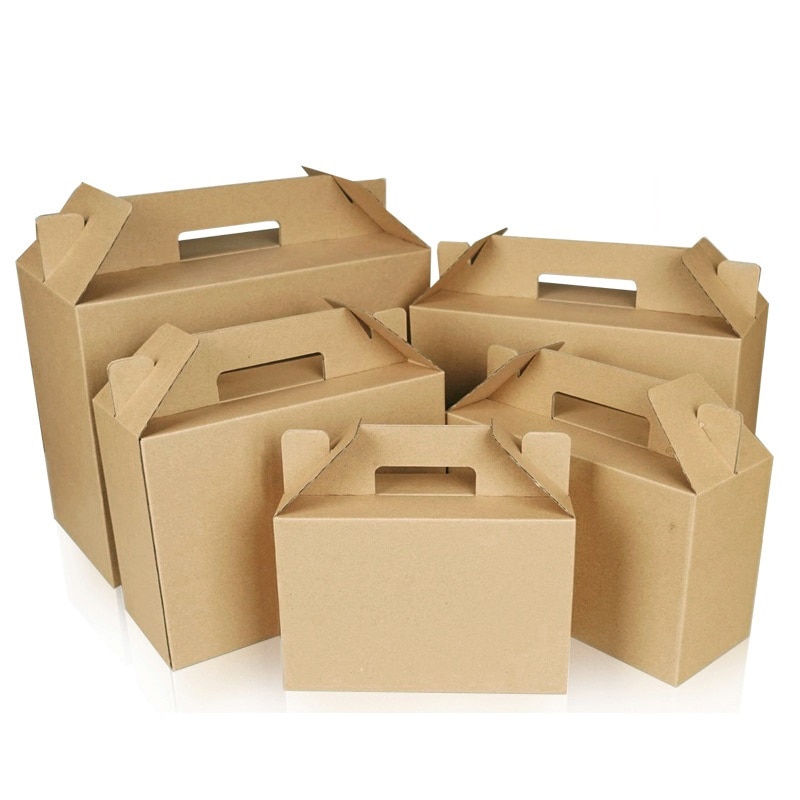 Easy to carry custom packaging boxes vertical profiled box fruit carton box