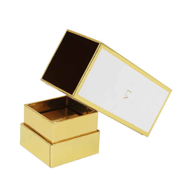 Customized Luxury Plain Gold Boxes With Logo Perfume Bottle Packaging Box For Cosmetic