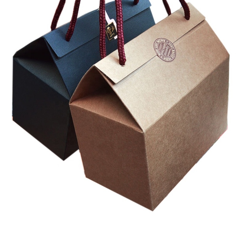 Paper carton cardboard handle suitcase box handle cardboard paper box
