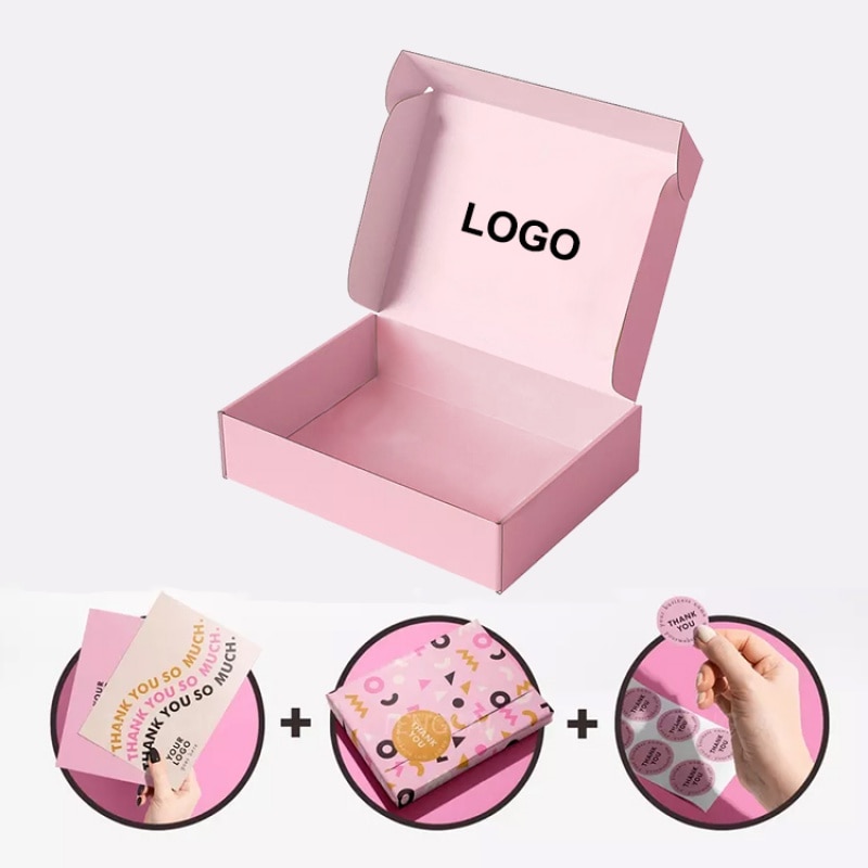 Custom Printed/Logo Small Carton Corrugated Cardboard Mailing Box Folding Mailer Box Shipping Boxes