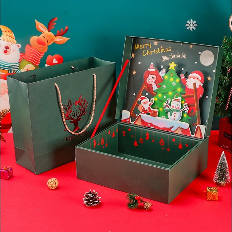 Christmas Birthday Large Gift Boxes Packaging Chocolate Candy Box Scarf Mug Perfume Lipgloss Packaging For Food