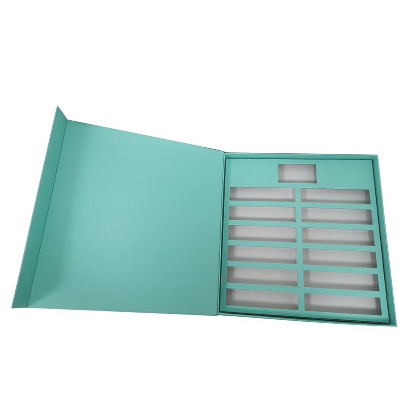 Custom Print Paper Clamshell Magnetic Gift Box Luxury Green Gift Boxes with Magnetic Lid