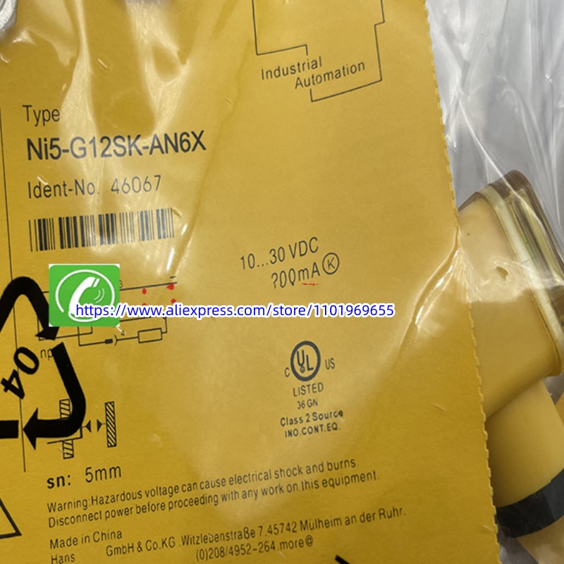 3PCS new inductor sensor NI5-G12SK-AN6X NI5-G12SK-AP6X NI5-G12SK-RN6X NI5-G12SK-RP6X
