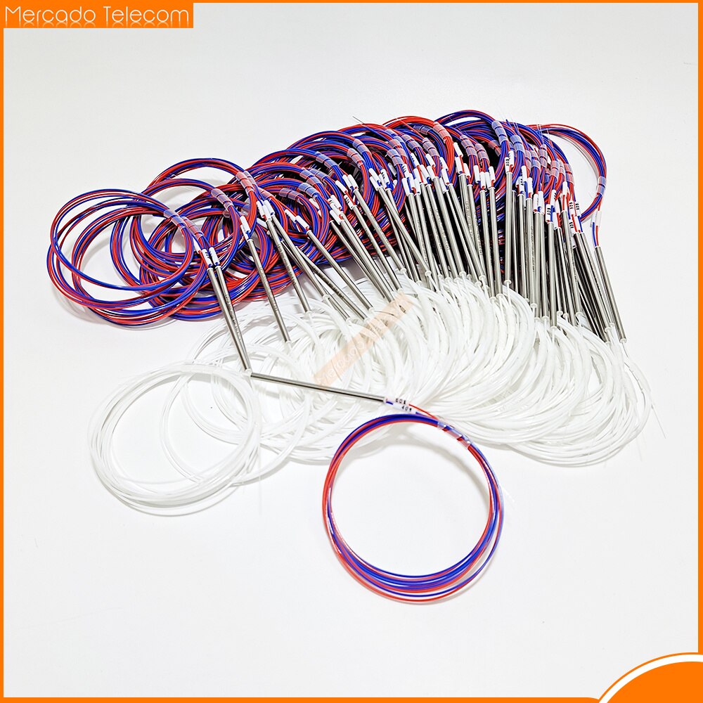 10pcs/Lot 1/99 2/98 30/70 40/60 50/50 Different Types 1x2 0.9mm Unbalanced Coupler Fiber Optic FBT Splitter, Without Connector