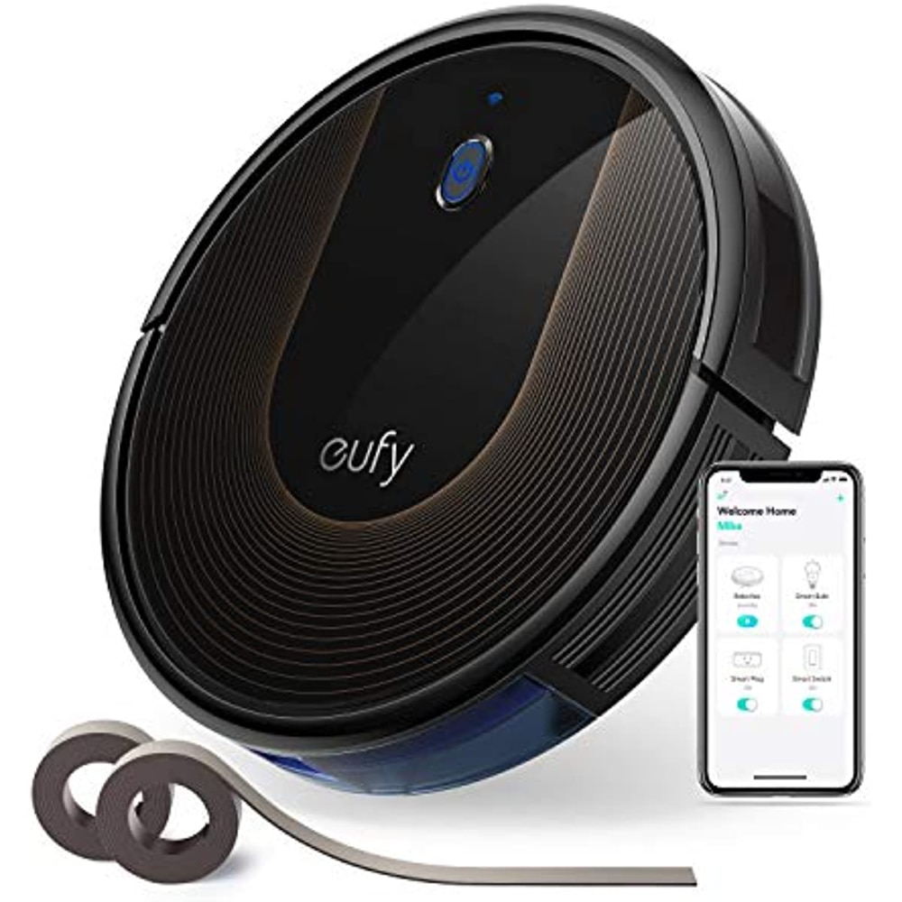 eufy by Anker, BoostIQ RoboVac 30C, Robot Vacuum Cleaner, Wi-Fi, Super-Thin, 1500Pa Suction, Boundary Strips Included, Quiet.