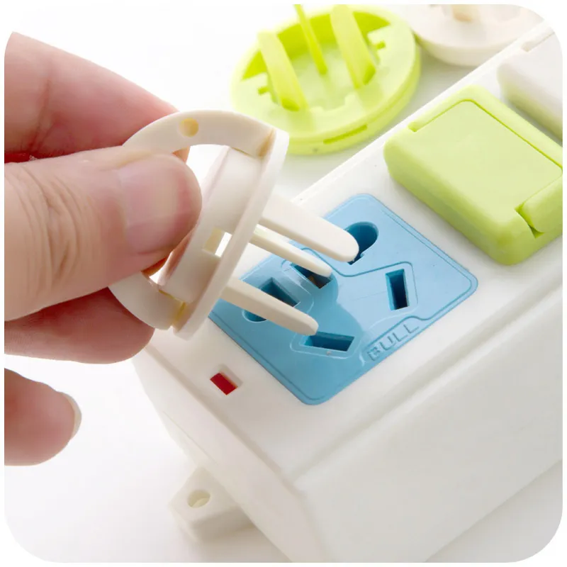 10pcs Socket Holes Cover Case Safety Anti Electric Shock Cover Sleeve Power Electrical Outlet Baby Kids Safety Guard Protection