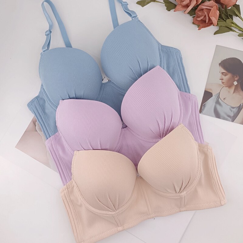 BANNIROU 1Pcs Convertible Straps Bra Underwire Push Up Lingerie Underwear For Woman Everyday Bralette Breathable Soft Female Bra