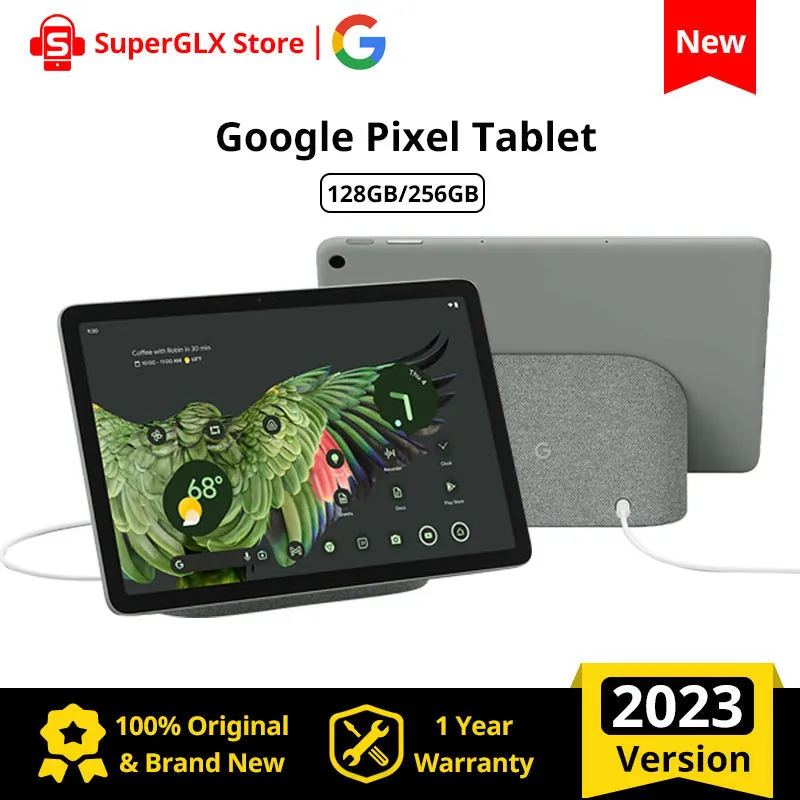 2023 New Google Pixel Tablet Pad With Charging Speaker Dock Google Tensor G2 Octa-core 128GB/256GB Android Tablet 10.95" Sc