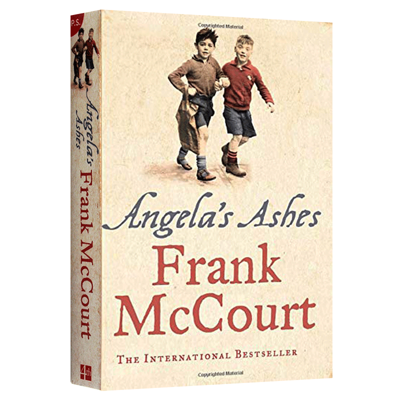 Angela's Ashes Frank McCourt, Bestselling books in english, Film on novel based 9780007205233
