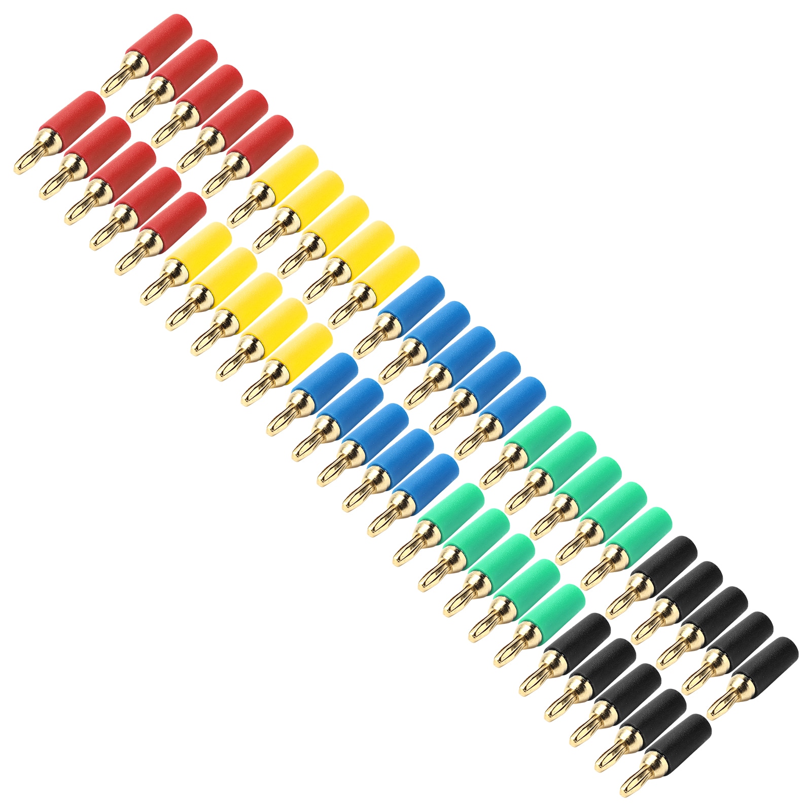Banana Plug Solder Type Gold Plated Brass Bananas Connector for Connection