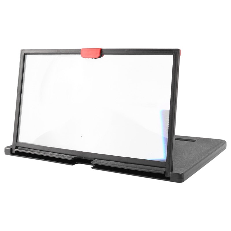FULL-Mobile Phone Screen Magnifier 12 Inch 3D HD Video Amplifier Stand Bracket With Movie Game Folding Desk Holder