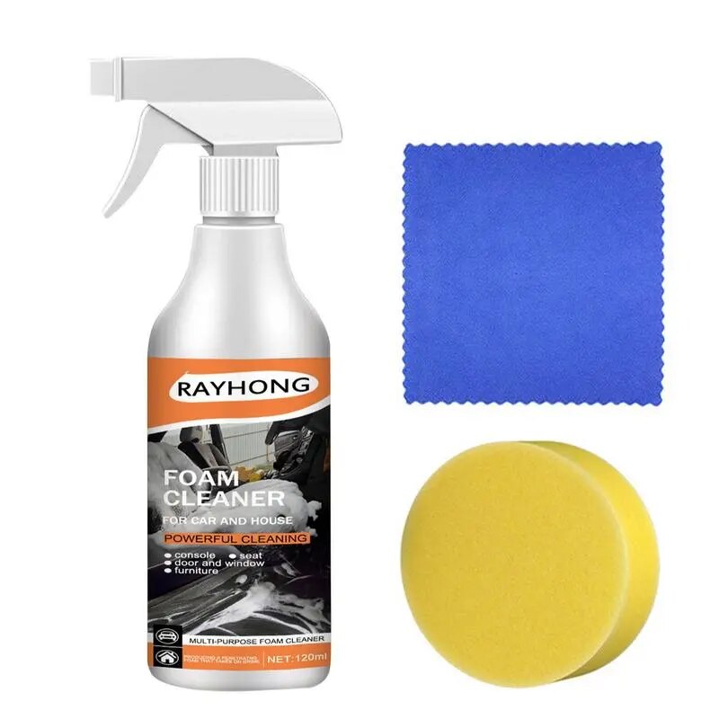 Multi-Purpose Foam Cleaner Rust Remover Cleaning Car Leather Seat Car Interior Accessories Home Kitchen Cleaning Foam Spray