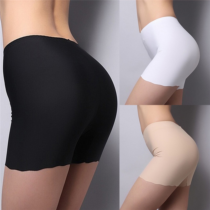 Soft Cotton Seamless Safety Short Pants Summer Under Skirt Shorts Modal Ice Silk Breathable Short Tights Underwear