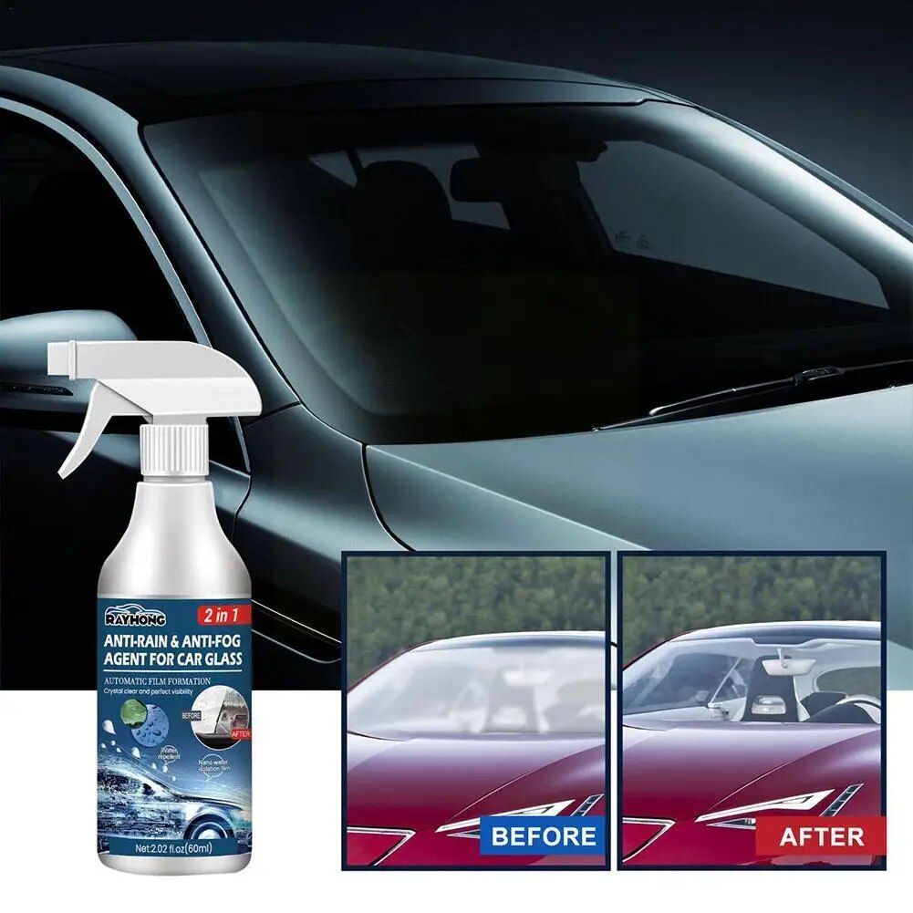 Auto Glass Film Coating Agent Waterproof Rainproof Spray Anti-fog Windshield Anti-fog Car Coating Rainproof Agent Window Gl D1N6