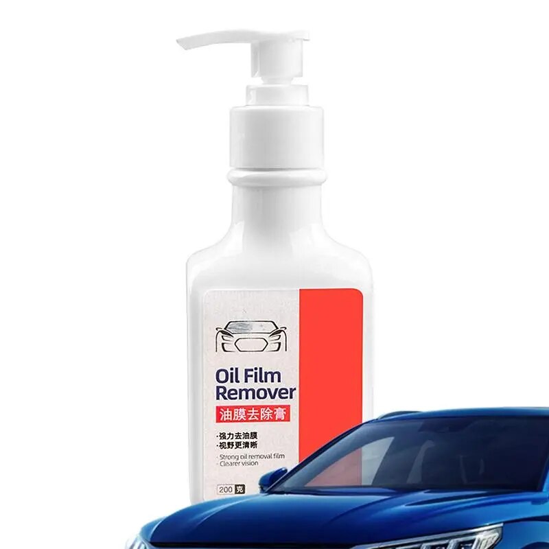 200g Car Glass Oil Film Remover Glass Film Polishing Cleaner Agent Windshield Glass Window Cleaning Cream