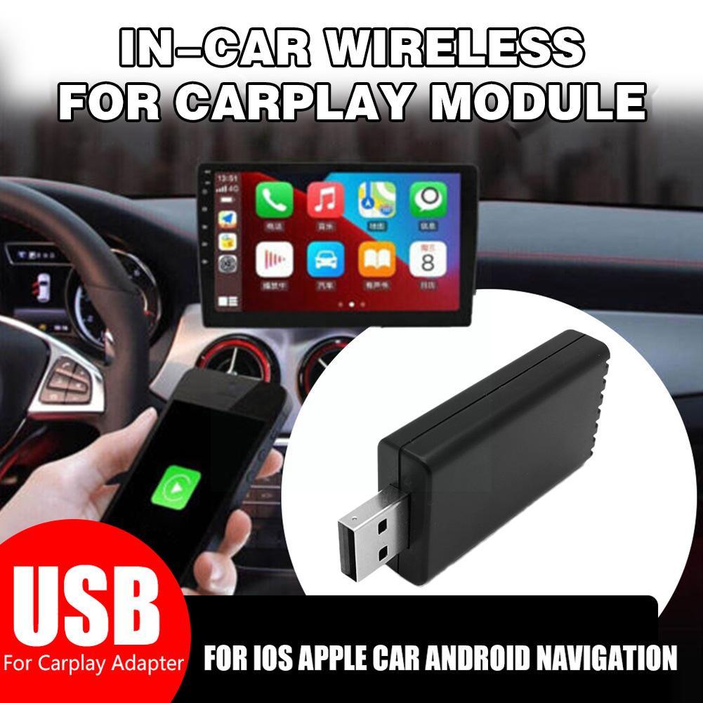 Wired to Wireless for carplay Adapter for iphone Wireless for carplay Dongle USB Adapter Plug and Play Bluetooth-compatible H9V3