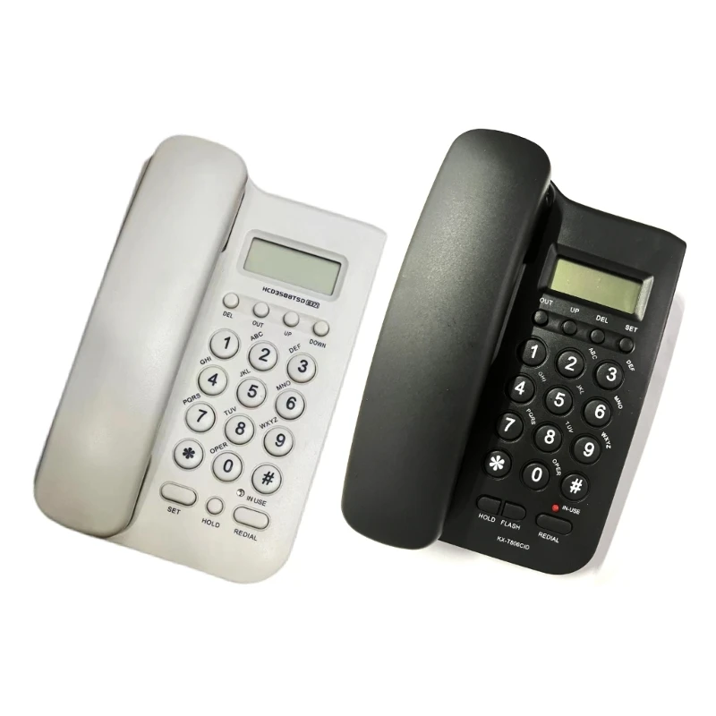896F Telephone Desktop Telephone Fixed Telephone Caller Telephone Front Desk Home Office with Call Display Telephone
