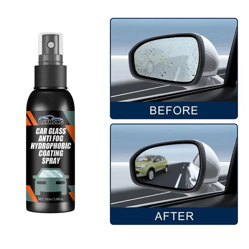 Car Windshield Cleaner Agent Auto Glass Oil Spray Film Removing Liquid Universal Cleaning Agent For Cars Trucks Rearview Window
