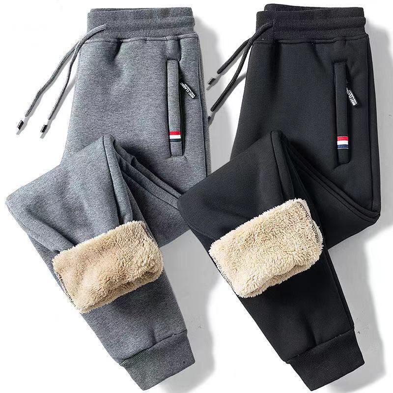 Winter Warm Fleece Pants Men 2023 Lambswool Thick Casual Thermal Sweatpants Male Trousers Brand High Quality Fashion Men Joggers