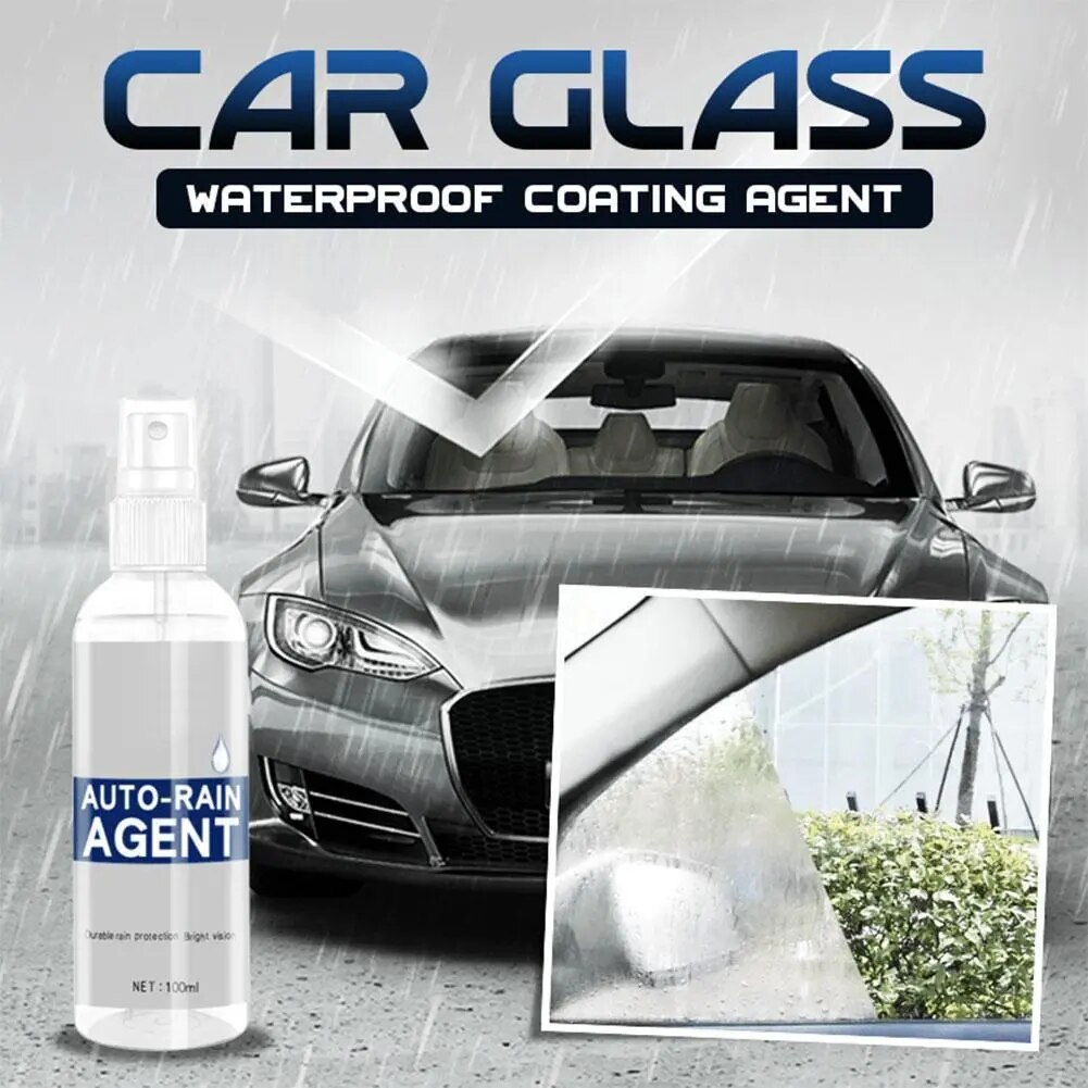 100ml Rain Waterproof Coating Agent Hydrophobic Coating Car Ceramic Glass Plating Spray Mirror Liquid Crystal H2v9