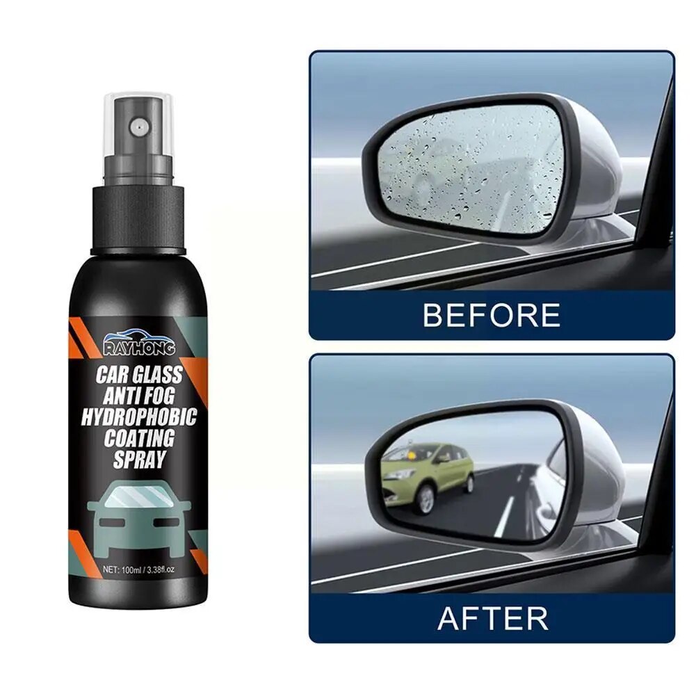 Water Repellent Spray Anti Rain Coating For Car Glass Hydrophobic Anti-rain Car Liquid Windshield Mirror Mask Auto Polish K V0E4
