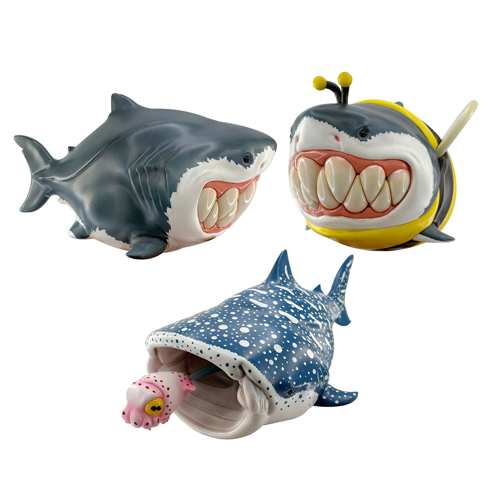 Great White Shark White Death Whale Shark Rhincodon Typus Model Plus Limited Version Marine Animal Figure Adult Child Toys Gift