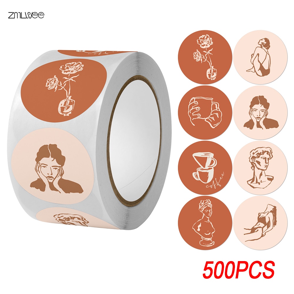 Sticker Fashion Stickers Clothes Shop Gift Packaging Seal Label Personalized Small Business Gifts Decoration Stickers Wholesale