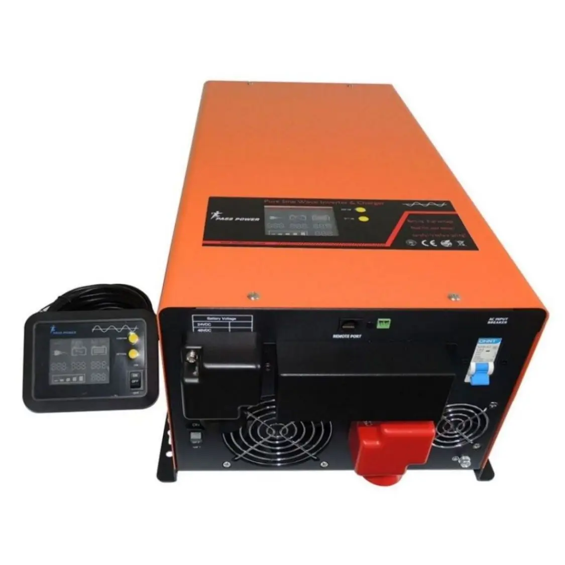 6KW 48V 230VAC Low Frequency Off Grid Pure Sine Wave Home Power Inverter with battery charger UPS Inverter