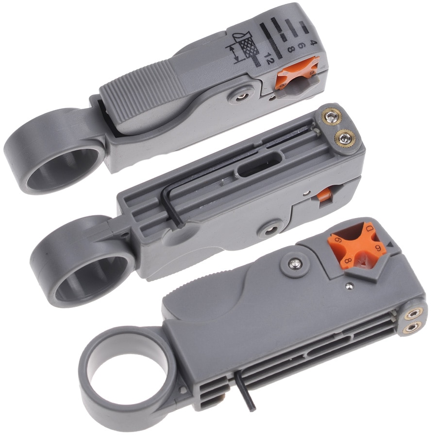 MT-2019B Multi-functional universal coaxial stripping wire tool for RG6(5C2V), RG58(3C2V), RG59/62(4C2V), RG174(HT-332D)