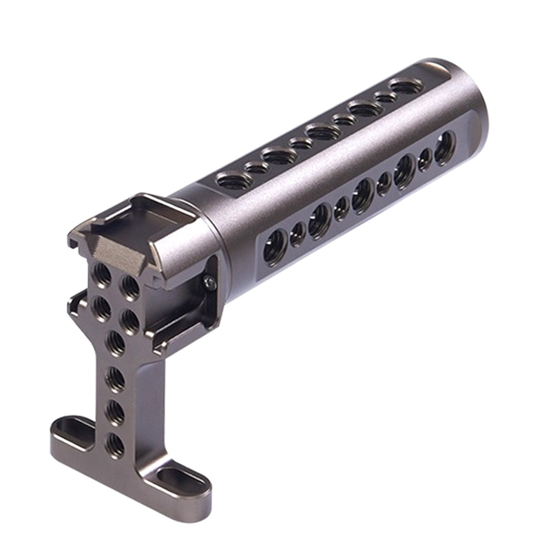 1 PCS Rabbit Cage Metal Photography Equipment 3 Head Hot Single Camera Top Lift Handle ,Bronze