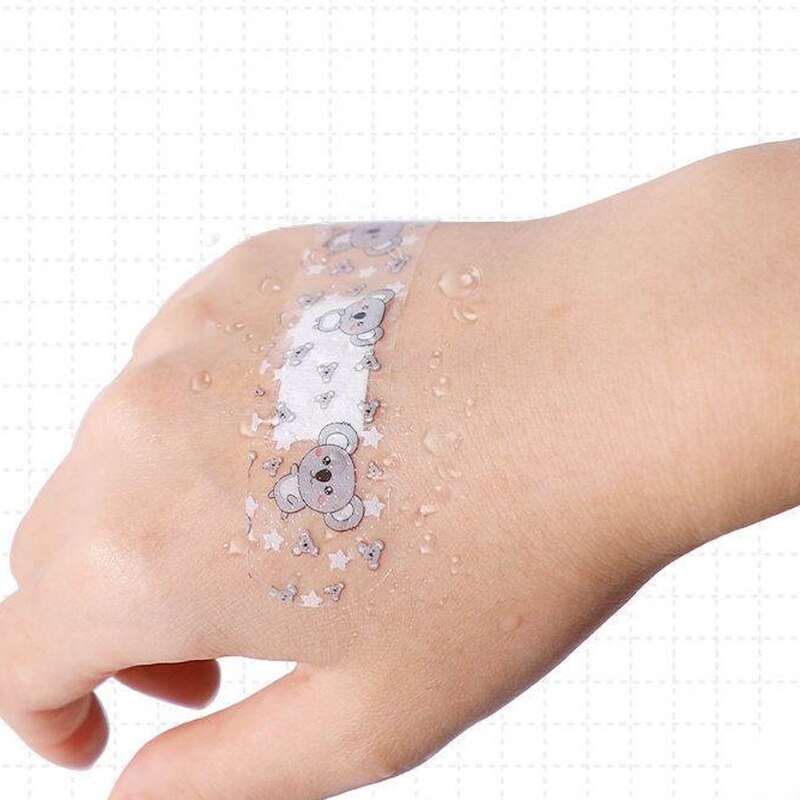 100/120pcs Lot Bandages Emergency Kit Wound Strips Plaster Cute Patterned Healing Patches Band Aid Adhesive for Kids Medical