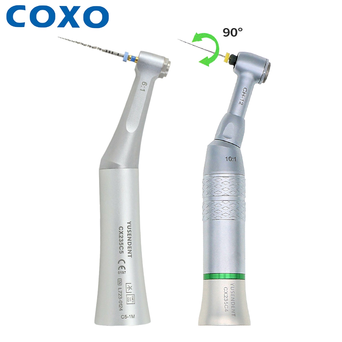 COXO Dental 6:1/10:1 Reduction Endodontic Treatment H-andpiece 90º Reciprocating E Type Dental Speed Low Piece Fit NSK