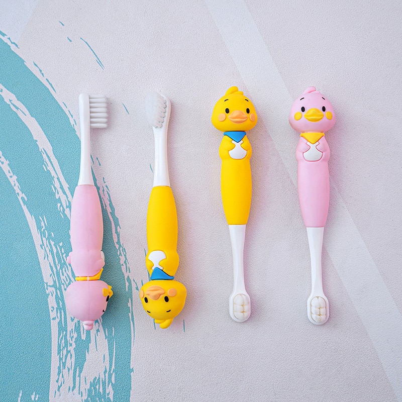 Cartoon Cute Children's Oral Health Toothbrush Ultra Soft Bristles for 360° Cleaning!
